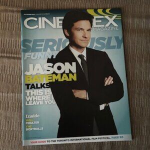 2/$40 CINEPLEX Magazine Sept 2014 Vol 15 No 9 Jason Bateman TIFF The Boxtrolls
